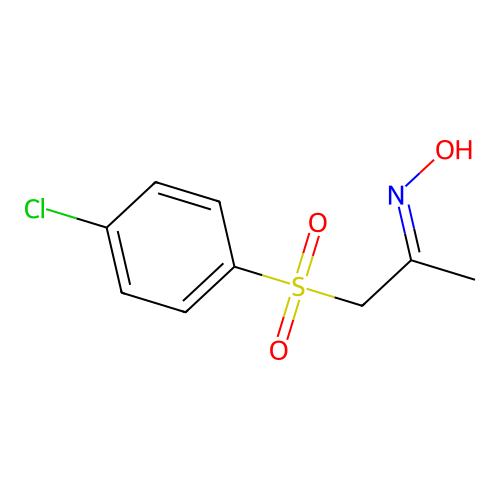 1-((4-Chlorophenyl)sulfonyl)-2-(hydroxyimino)propane structure