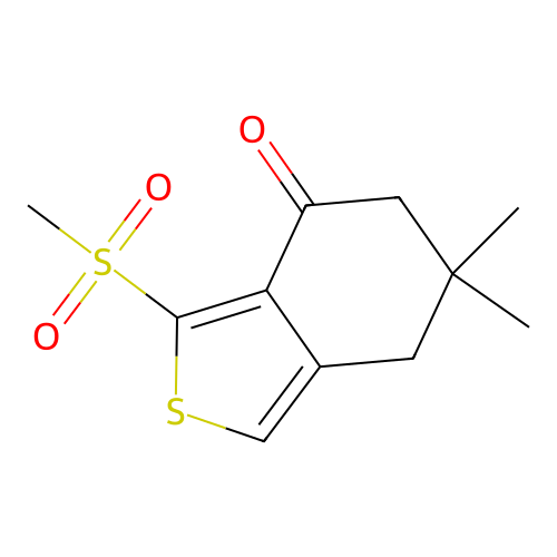6,6-Dimethyl-3-methylsulfonyl-5,7-dihydro-2-benzothiophen-4-one structure