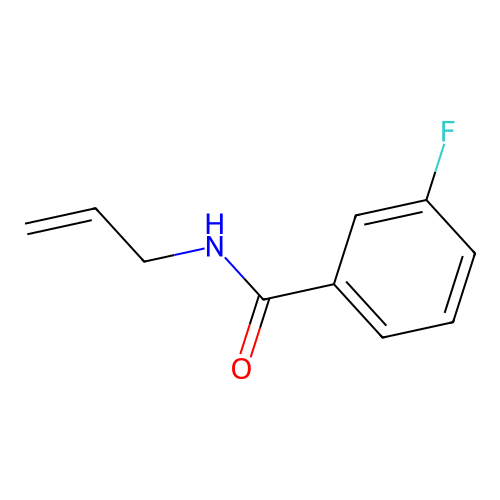 Benzamide, 3-fluoro-N-2-propenyl- structure