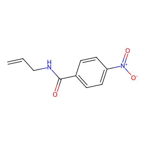 N-allyl-4-nitrobenzamide structure