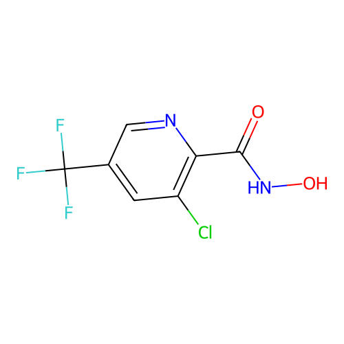 3-Chloro-N-hydroxy-5-(trifluoromethyl)-2-pyridinecarboxamide structure