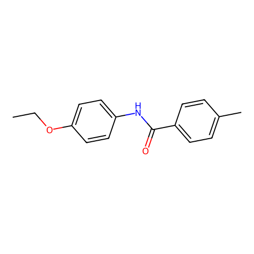 P-Tolu-P-phenetidide structure