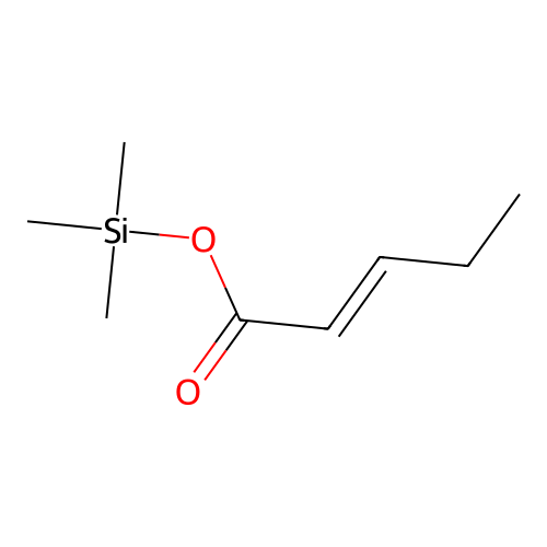 Trimethylsilyl pent-2-enoate structure
