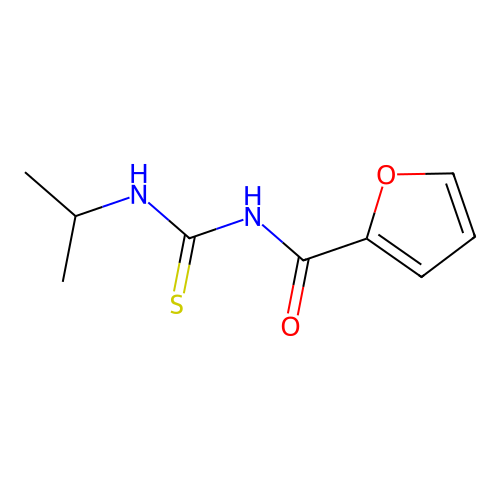 N-[(Propan-2-yl)carbamothioyl]furan-2-carboxamide structure