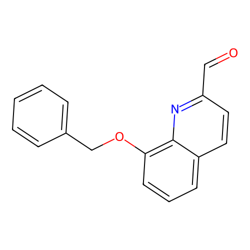 8-(Benzyloxy)quinoline-2-carbaldehyde structure