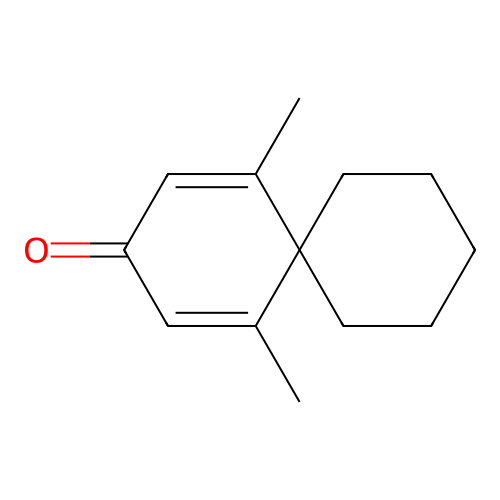 Spiro[5.5]undeca-1,4-dien-3-one, 1,5-dimethyl- structure