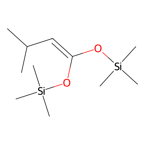 1,1-Bis(trimethylsilyloxy)-3-methyl-1-butene structure