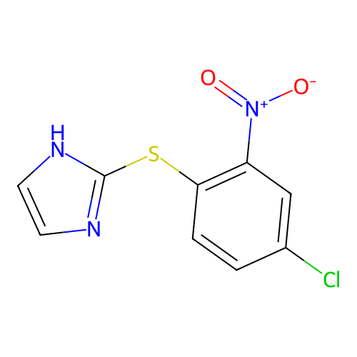 1H-Imidazole, 2-[(4-chloro-2-nitrophenyl)thio]- structure