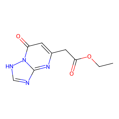 ethyl 2-(7-oxo-1H-[1,2,4]triazolo[1,5-a]pyrimidin-5-yl)acetate structure