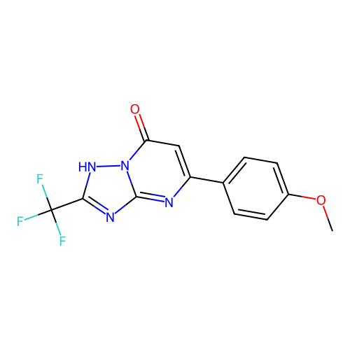 5-(4-Methoxyphenyl)-2-(trifluoromethyl)[1,2,4]triazolo[1,5-a]pyrimidin-7-ol structure