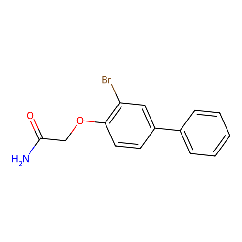 2-(2-Bromo-4-phenylphenoxy)acetamide structure
