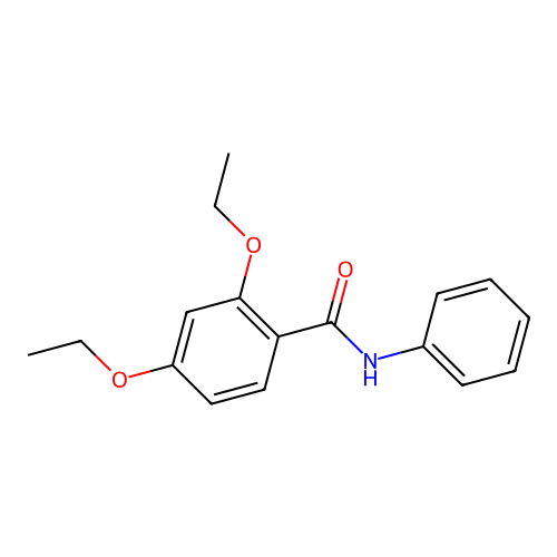 2,4-diethoxy-N-phenylbenzamide structure