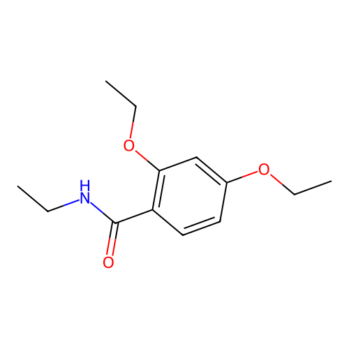 2,4-diethoxy-N-ethylbenzamide structure
