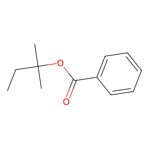 2-Methylbutan-2-yl benzoate structure