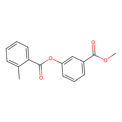 (3-Methoxycarbonylphenyl) 2-methylbenzoate structure