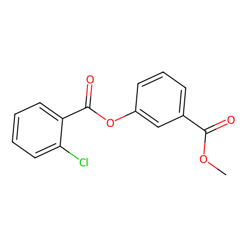 (3-Methoxycarbonylphenyl) 2-chlorobenzoate structure
