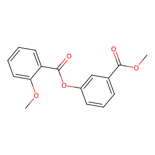 3-(Methoxycarbonyl)phenyl 2-methoxybenzoate structure