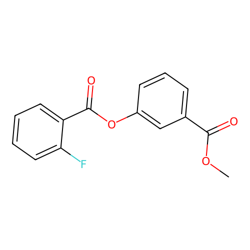 (3-Methoxycarbonylphenyl) 2-fluorobenzoate structure