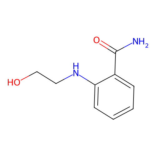 Benzamide, 2-((2-hydroxyethyl)amino)- structure
