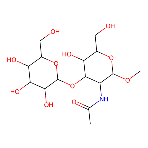 Galbeta1,3GalNAcalpha-O-Me structure