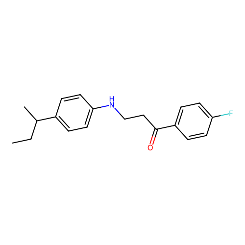 3-[4-(Sec-butyl)anilino]-1-(4-fluorophenyl)-1-propanone structure