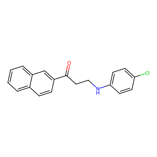3-(4-Chloroanilino)-1-(2-naphthyl)-1-propanone structure