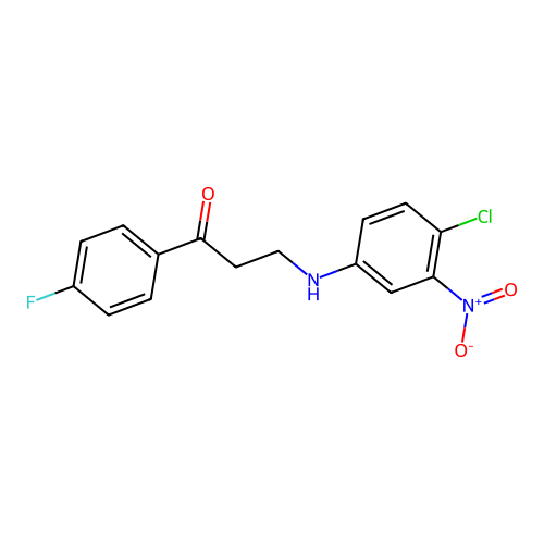 3-(4-Chloro-3-nitroanilino)-1-(4-fluorophenyl)-1-propanone structure