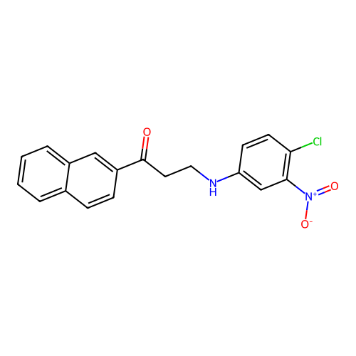 3-(4-Chloro-3-nitroanilino)-1-(2-naphthyl)-1-propanone structure