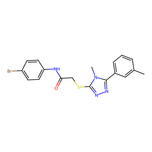 C18H17BrN4OS structure