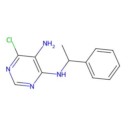 6-氯-N4-(1-苯乙基)嘧啶-4,5-二胺 structure
