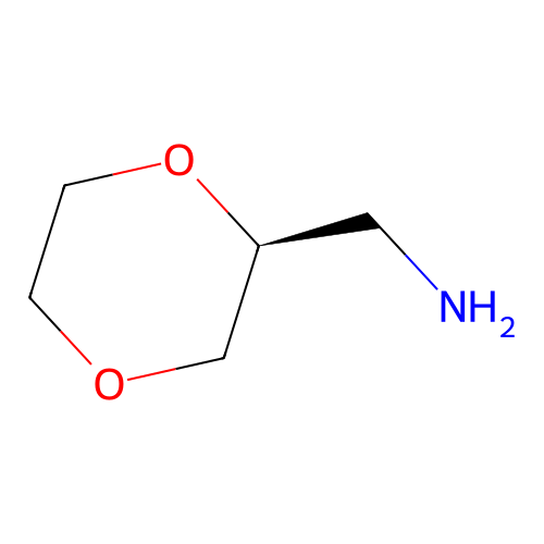 (S)-(1,4-dioxan-2-yl)methanamine structure