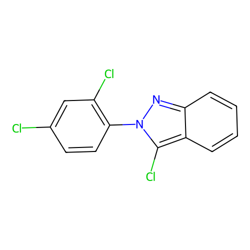 2H-Indazole, 3-chloro-2-(2,4-dichlorophenyl)- structure