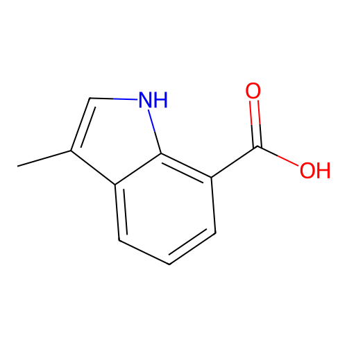 3-methyl-1H-indole-7-carboxylic Acid structure