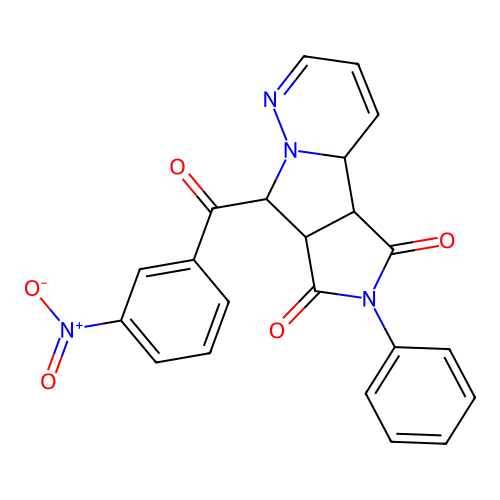 8-(3-NITROBENZOYL)-6-PHENYL-7A,8-DIHYDRO-4AH-PYRROLO(3',4':3,4)PYRROLO(1,2-B)PYRIDAZINE-5,7(4BH,6H)-DIONE structure
