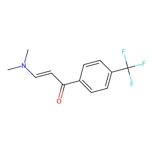 3-(Dimethylamino)-1-[4-(trifluoromethyl)phenyl]-2-propen-1-one structure