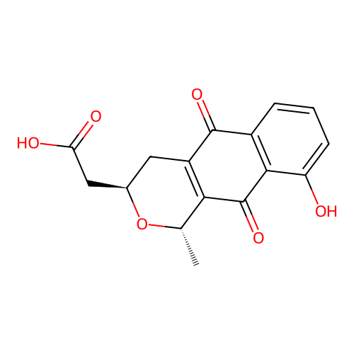 Nanaomycin A structure