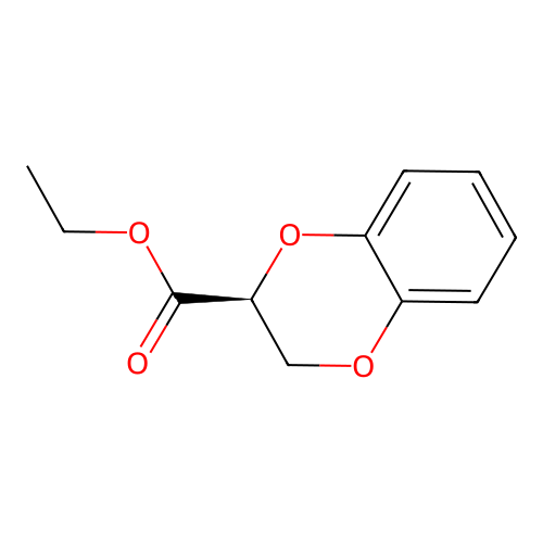 (S)-Ethyl 2,3-dihydrobenzo[B][1,4]dioxine-2-carboxylate structure