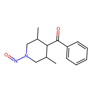 (3,5-Dimethyl-1-nitrosopiperidin-4-yl)-phenylmethanone structure
