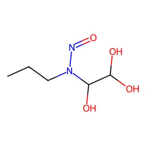 N-丙基-N-(1,2,2-三羟基乙基)亚硝酸胺 structure