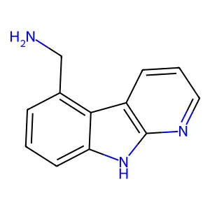 1H-Pyrido(2,3-b)indolemethanamine structure