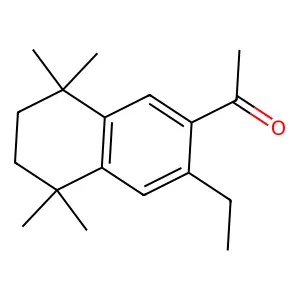 7-Acetyl-6-ethyl-1,1,4,4-tetramethyltetralin structure