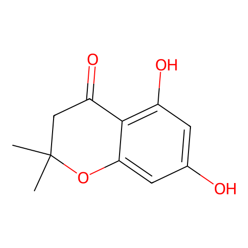 5,7-Dihydroxy-2,2-dimethylchroman-4-one structure