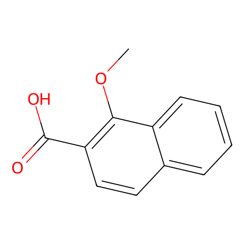 1-Methoxy-2-naphthoic acid structure