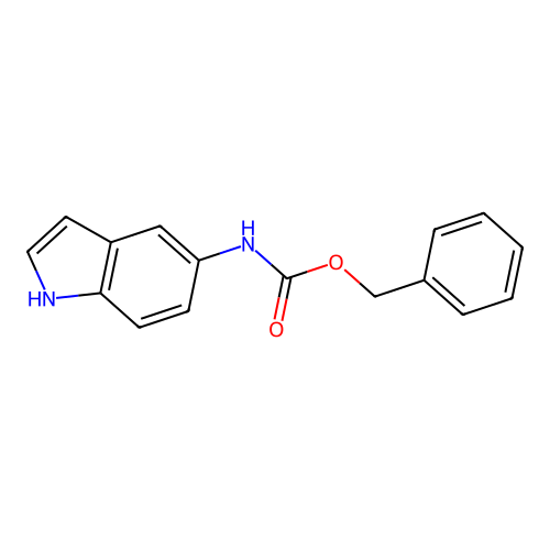 Benzyl 1h-indol-5-ylcarbamate structure
