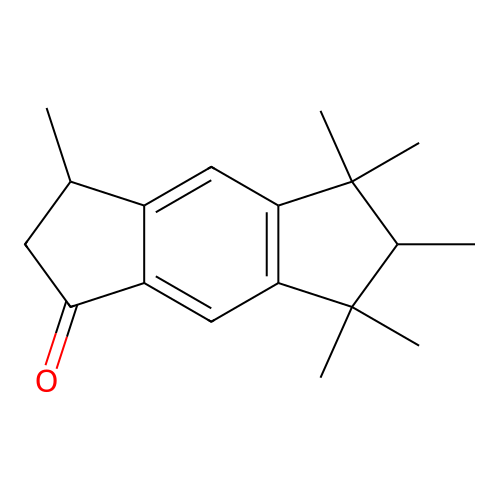 3,5,6,7-tetrahydro-3,5,5,6,7,7-hexamethyl-s-indacen-1(2H)-one structure