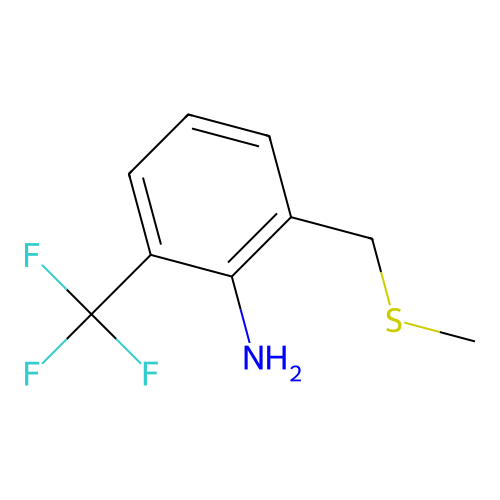 2-Amino-3-(methylthiomethyl)benzotrifluoride structure