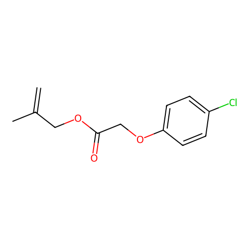 2-Methylprop-2-enyl 2-(4-chlorophenoxy)acetate structure