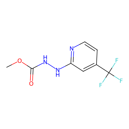 Carbamic acid, N-(4-trifluoromethyl-2-pyridylamino)-, methyl ester structure