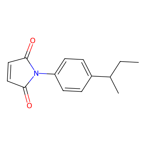 1-(4-Butan-2-ylphenyl)pyrrole-2,5-dione structure
