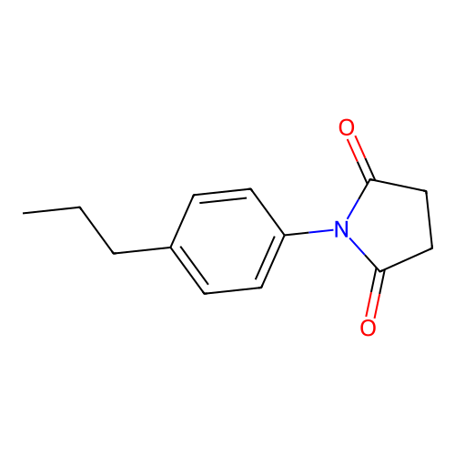 1-(4-Propylphenyl)pyrrolidine-2,5-dione structure